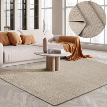Tapis « The Carpet » Beige – 120 × 170 cm, laine artisanale
