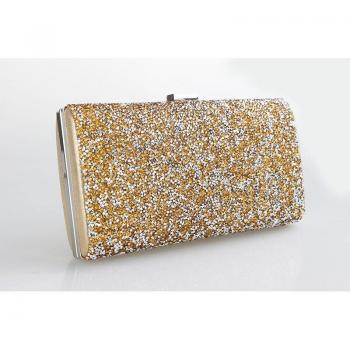 Sac de mariage Scione en noir et argent scintillant