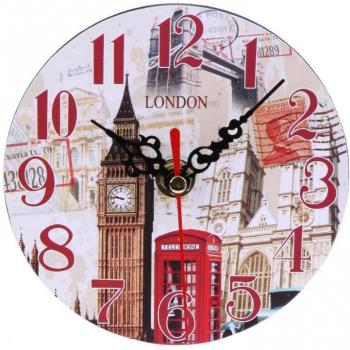 Horloge décorative en bois rétro