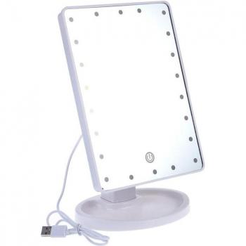 Dimmable Touch Screen Makeup Mirror with LED Lights