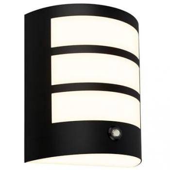 Briloner Applique LED d'extérieur rechargeable Touchdim noire 3793015 en plastique