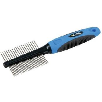 Kerbl Premium Fellkamm 21 cm – Doppel-Design, Fein/Grob