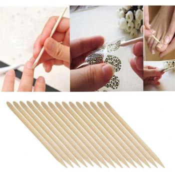 100 Pcs Manicure Wooden Sticks