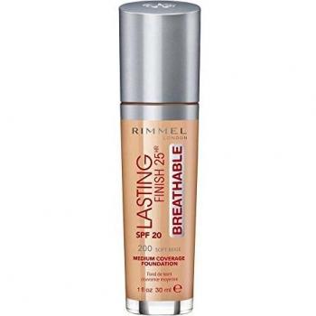 Atmungsaktive Basis 25H – Foundation N.200 Soft Beige (Langanhaltend)