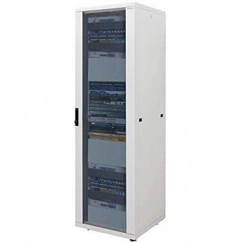 LogiLight 19 Zoll Netzwerk Standschrank, 42HE (600x600 mm), grau