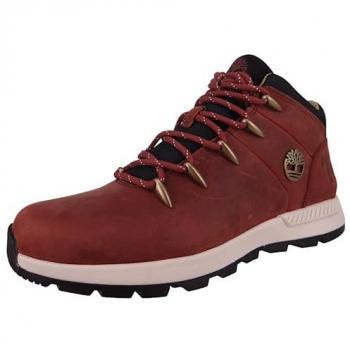 Bottines Timberland Sprint Trekkers Mid Laces, finition cuir marron