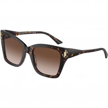 Lunettes de soleil JC5012 Jimmy Choo Acétate La Havane marron Carrées