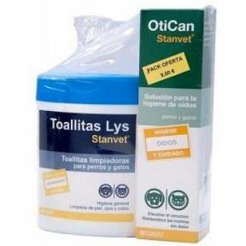 Stangest Otican + Wipes Lys 40 Unidades