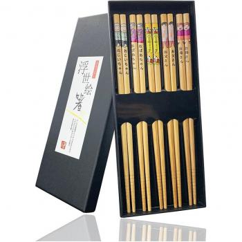 5 Pairs of Reusable Japanese Chopsticks