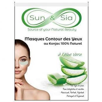 Masque Konjac Contour des Yeux à l'Aloe Vera