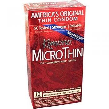 Mayer Lab Kimono MicroThin Condoms, Regular Fit