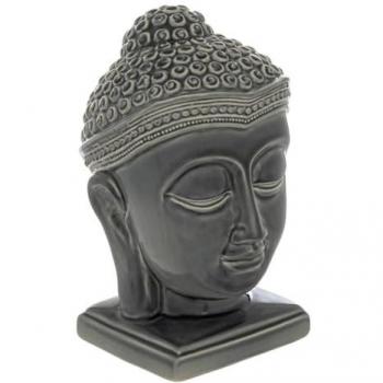 Statua Buddha Yola in Ceramica Grigia – Altazza 22,5 cm (Atmosphera)