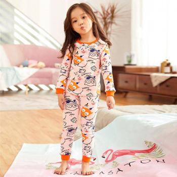 Cute Cartoon Pajama Set for Kids