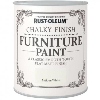 Rust-Oleum Antique White Matt Furniture Paint Antique White
