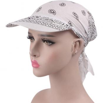 Chapeau Wrap Floral en Coton pour Femmes Musulmanes