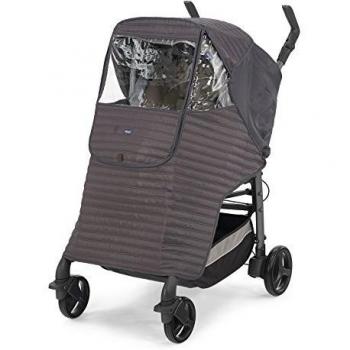 Housse pluie/froid matelassée pour poussette Chicco