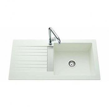 EWI Evier Soledad 100x50cm Lavabo à Égouttoir