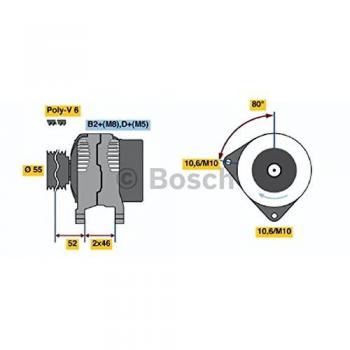 Bosch 0986041930 Car Alternator