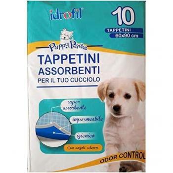 Protezione per Pavimenti Idrofil per Cani 60x60cm (10 confezioni da 10 tappetini)