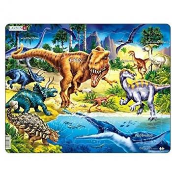 Juegos Prehistóricos: Rompecabezas 57 piezas de dinos