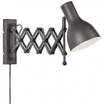 Applique murale Pull 1 ampoule E27 max. 40 W Vintage gris