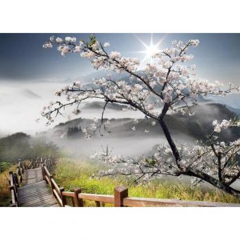 Papermoon „Orchideen Landschaft“ Wandtattoo