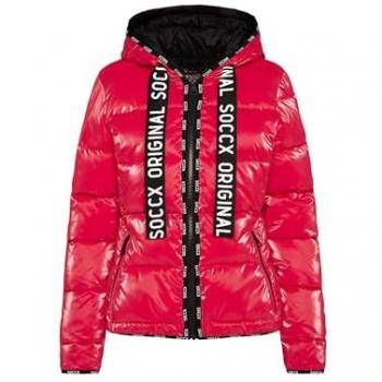 SOCCX Steppjacke für Damen in rot