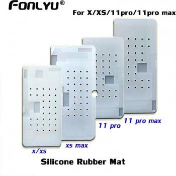 Plaque Silicone Nettoyante à Colle – iPhone X/XS Max/XR – Réparation Display