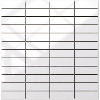Rete Mosaico in Ceramica 29,8cm White Regular