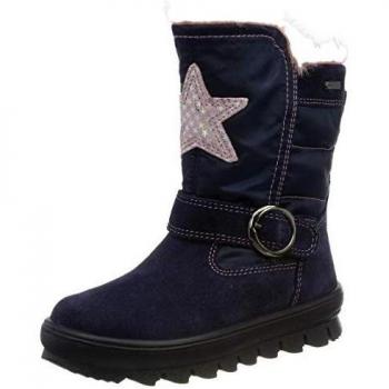 Superfit Flavia, Bottes de Neige Fille, (Blau/Rosa 80)