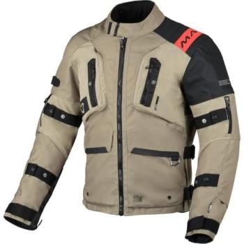 Softshell Moto 3XL Nero Taupe Giacca Higera
