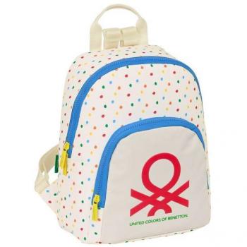 SAFTA OFICIAL Mini Mochila Benetton Topitos
