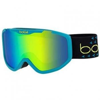 Bollé Rocket Plus Maschera Sci Unisex Piccolo Blu Nero Mattone Verde Smaraldo