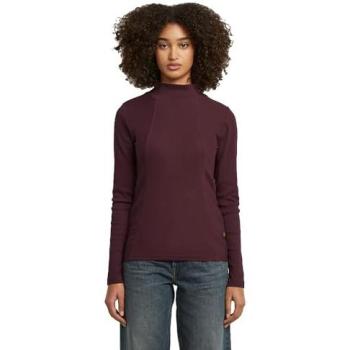 T-Shirt A-Line Slim Fit Grenat Manche Longue – G-Star Femme
