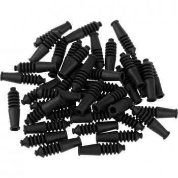40 Soft Rubber Ferrules for Bike Cables