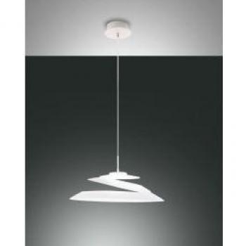 Fabas Luce Aragon Sospensione Bianco LED 3000K 18W 1760lm