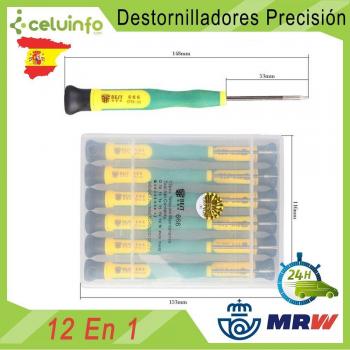 BST‑666 UltraTool – Kit 12 en 1 pour Appareils Mobiles, Livraison Espagne