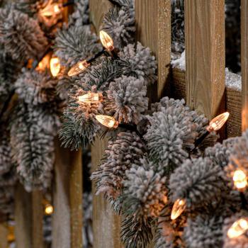 23.9m Warm White Diamond Christmas Tree Fairy Lights