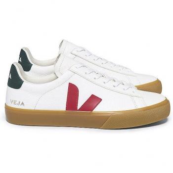 Veja Campo Chromefree Leather White Pekin Poker Natural