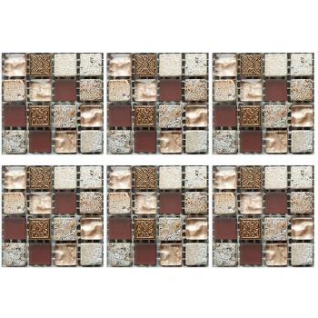 Film Adhésif Mosaïque Étanche pour Intérieur