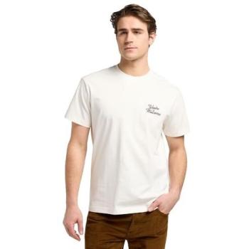 LEE – Herren‑Tee, relaxed fit, Ecru, Grafik auf dem Rücken – M