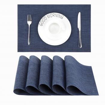 Ensemble de 6 sets de table PVC CHAOCHI, 45 x 30 cm