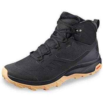 Salomon OUTsnap CSWP, Zapatillas de Senderismo para Hombre, Color: Negro (Black/Ebony/Gum1a)