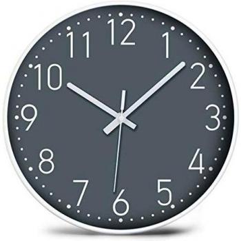 YUNDO 12-Inch Battery Operated Clock