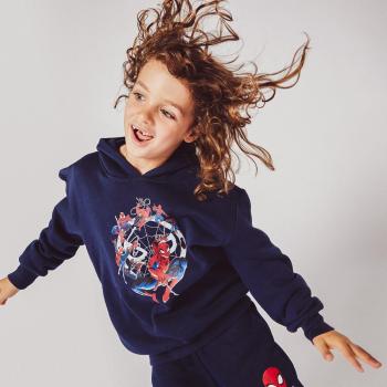 Felpa Bambino Spiderman Blu