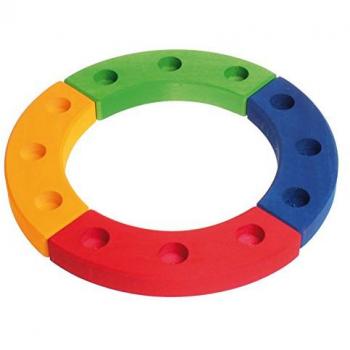Grimm's 4-teiliges Festtagsring-Set, bunt 23cm