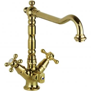 Grifo de Cocina 3 Vías Oro Bimando 62072