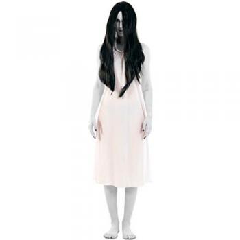 Fantôme Lumineux Circulaire Femme – Halloween Nuit des Mortes – Blanc – M/L