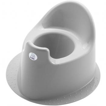 Rotho TOP Kindertopf “Babydesign” – perlesilber, stabiler Fuß – ab 18 Monaten