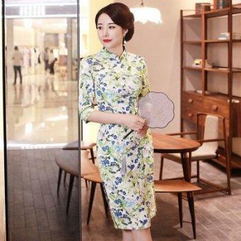 Cheongsam de Algodón Lieno Sheng Coco XXL